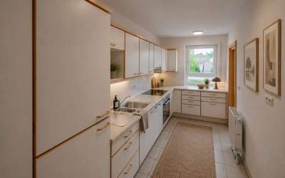 Die sonnige, charmante und jung gebliebene Maisotte Wohnung am Ortsrand