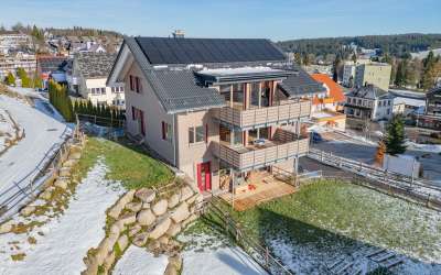Modern, schön, Aussicht; das einzigartige Haus im Schwarzwald