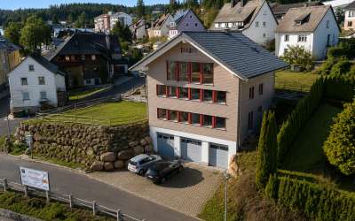 Modern, schön, Aussicht; das einzigartige Haus im Schwarzwald