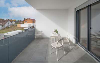 Offene Besichtigung am Sonntag 19.10.25 10.30 - 11.30 Uhr! Moderne 4 Zimmer Neubauwohnung im Erdgeschoss
