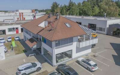 Wohnen und Arbeiten nah beieiander am luftigen Stadtrand