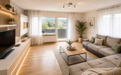 Wenn da nicht die Sonne aufgeht: großzügiges 2 Familienhaus in markanter Halbhöhenlage, mit viel Charme und Licht