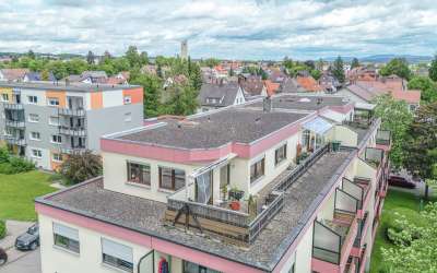 Raffiniertes Penthouse auf Rieten: hier ist Platz zum Wohlfühlen