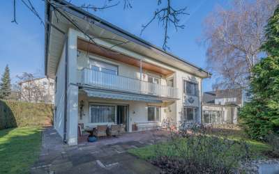 Und plötzlich hört die Suche auf: die aussergewöhnliche Villa: ruhig gelegen und stadtnah - Eleganz trifft hier auf tres chic!