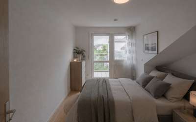 Die sonnige, charmante und jung gebliebene Maisotte Wohnung am Ortsrand