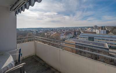 Helle 3 Zimmer Mietwohnung mit tollem Weitblick