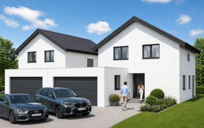 Schlüsselfertiges Einfamilienhaus mit Einliegerwohnung und Werkvertrag zu verkaufen!