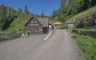 Es steht eine Mühle im Schwarzwälder Tal - romantisches Bauernhaus in markanter, versteckter Seitentallage mit viel Sonne