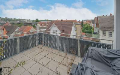 In der Stadtmitte von Schwenningen - modernes Penthouse mit dem Blick über die Stadt