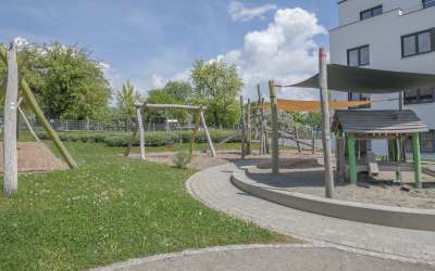 Moderne 4 Zimmer Neubauwohnung im Erdgeschoss zu vermieten - befristet auf 3 Jahre