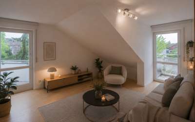 Die sonnige, charmante und jung gebliebene Maisotte Wohnung am Ortsrand
