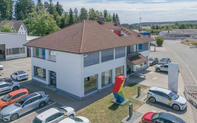 Wohnen und Arbeiten nah beieiander am luftigen Stadtrand