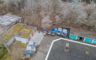 Moderne Halle und Büroteil, mit Möglichkeit zur Erweiterung