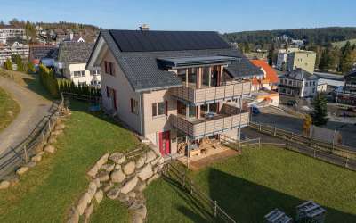Modern, schön, Aussicht; das einzigartige Haus im Schwarzwald