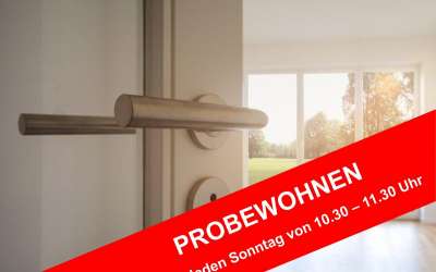 Offene Besichtigung jeden Sonntag 10.30 - 11.30 Uhr! Sonnige 4 Zimmer Neubauwohnung mit großem Balkon