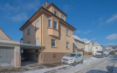 Stadtnahe und ruhige 3,5 Zimmer - Erdgeschosswohnung