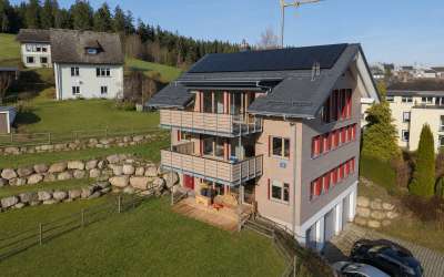 Modern, schön, Aussicht; das einzigartige Haus im Schwarzwald