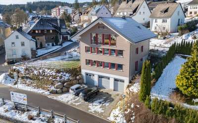 Modern, schön, Aussicht; das einzigartige Haus im Schwarzwald