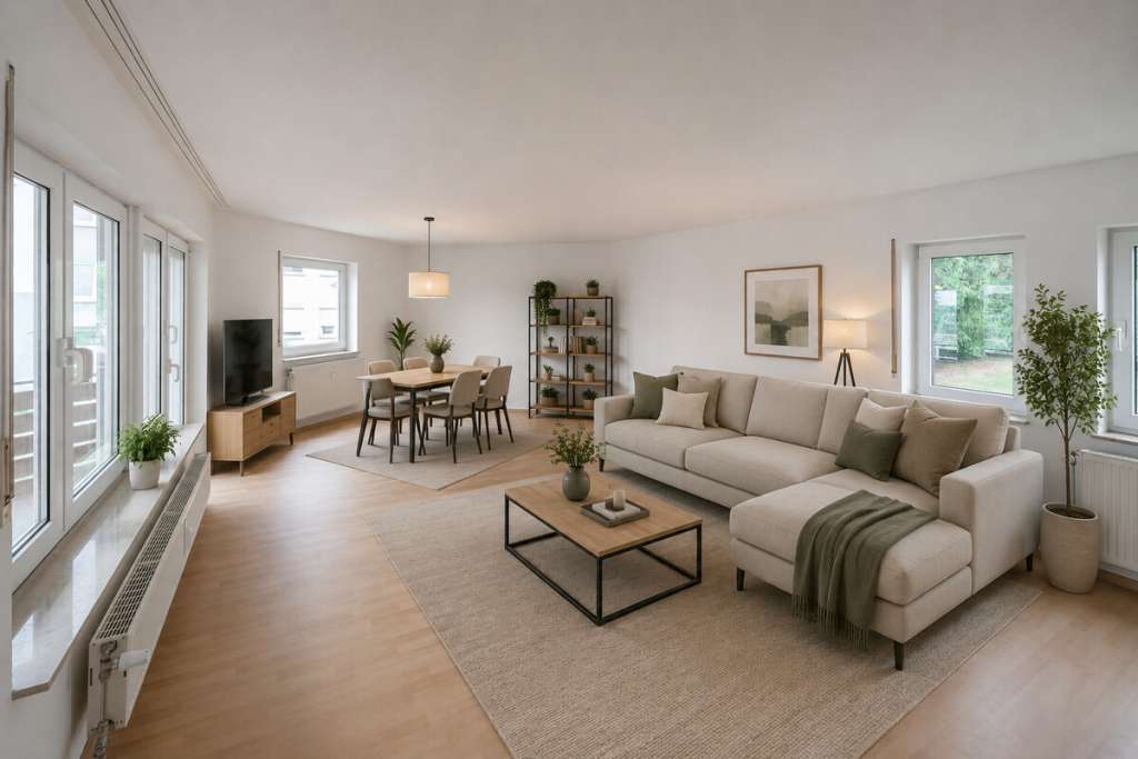 Sonnige 3-Zimmer-Mietwohnung mit Balkon - Photo 3