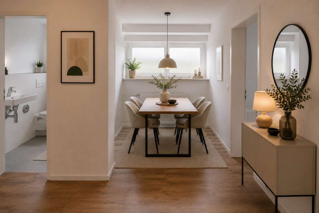 Neu renoviert: 3 Zimmer Mietwohnung mit Terrasse - Foto 2