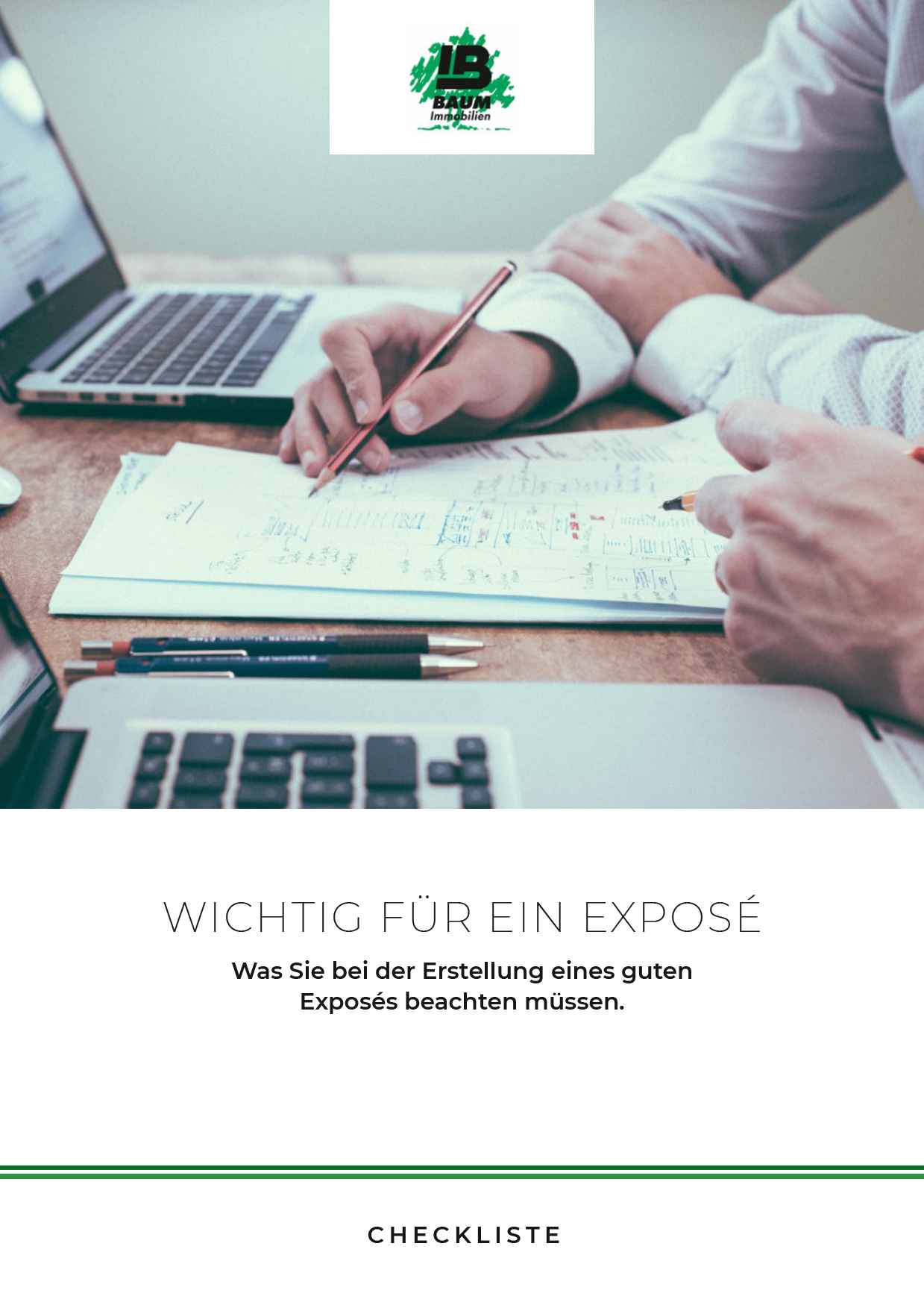 Was für ein gutes Exposé wichtig ist